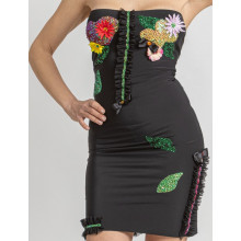 Мини рокля без презрамки