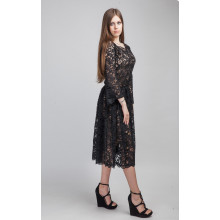MIDI LACE DRESS 
